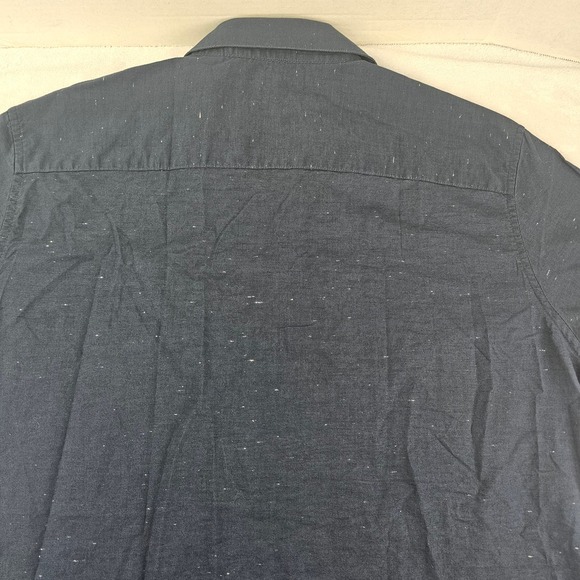 Travis Mathew Navy Blue Studebaker Short Sleeve Regular Shirt Mens Large - Picture 5 of 8